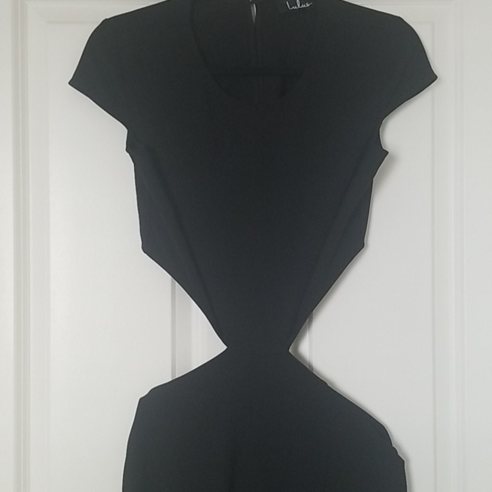Long Lulu's Dress with cut out back and sides